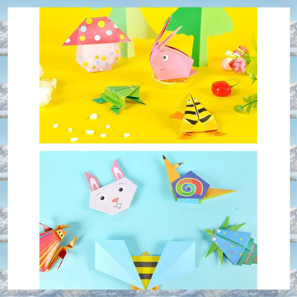 Eco-Friendly-108 Pcs Cartoon Origami Book Paper Arts And Craft DIY Handmade 3D Puzzle Animal Crafts For Kids Educational Child T
Eco-Friendly-108 Pcs Cartoon Origami Book Paper Arts And Craft DIY Handmade 3D Puzzle Animal Crafts For Kids Educational Child T