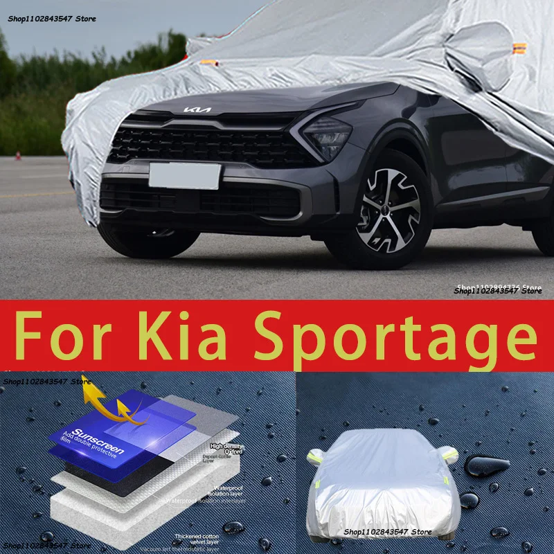 For Kia Sportage Car protective cover, sun protection, cooling protection, car clothing, car paint protection auto
For Kia Sportage Car protective cover, sun protection, cooling protection, car clothing, car paint protection auto
