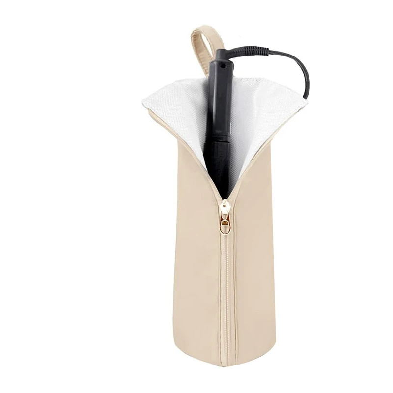 ABFU-Hot Iron Holder & Mat, Heat Heat Resistingtravel Bag For Curling Iron, Flat Iron - Hair Tool Organizer For Home
ABFU-Hot Iron Holder & Mat, Heat Heat Resistingtravel Bag For Curling Iron, Flat Iron - Hair Tool Organizer For Home