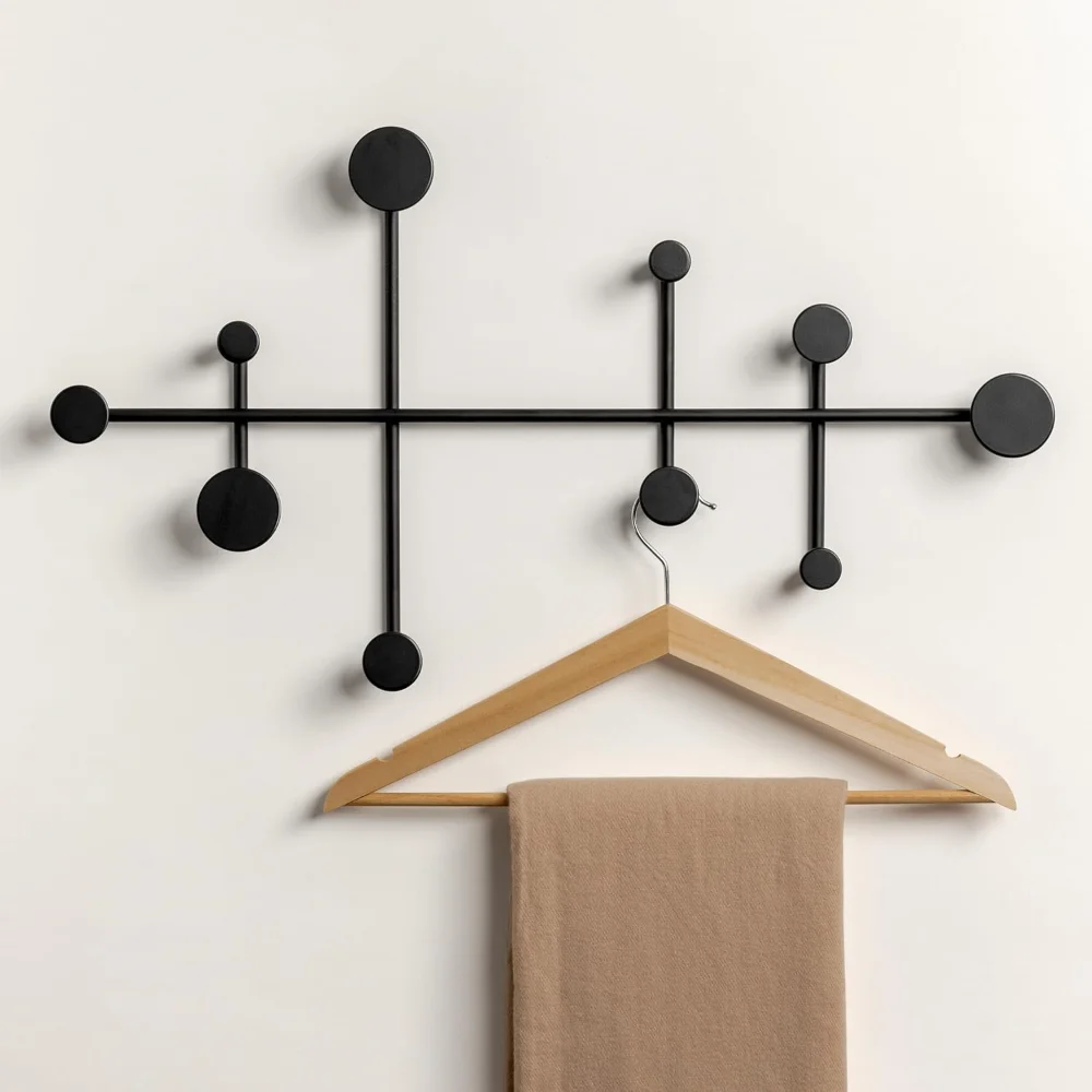 Wall Wardrobe | Minimalist Coat Hook Design from Berlin | Modern Metal Wall-Mounted, Black, Coat Racks
Wall Wardrobe | Minimalist Coat Hook Design from Berlin | Modern Metal Wall-Mounted, Black, Coat Racks