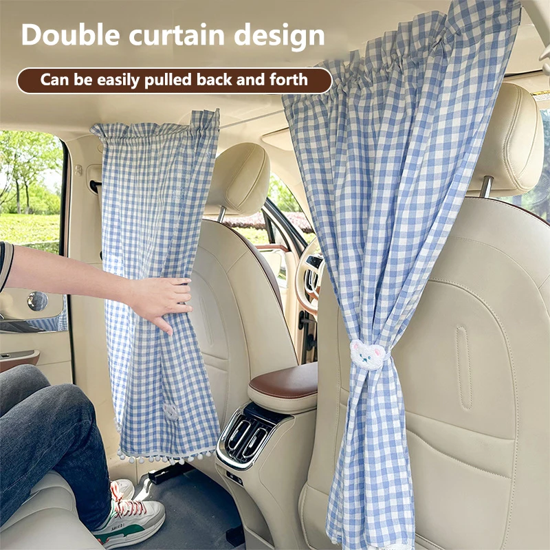 Grid Bear Extendable Car Partition Curtain Sunshade Heat Blocking Hanging Privacy Curtain for Vehicles
Grid Bear Extendable Car Partition Curtain Sunshade Heat Blocking Hanging Privacy Curtain for Vehicles