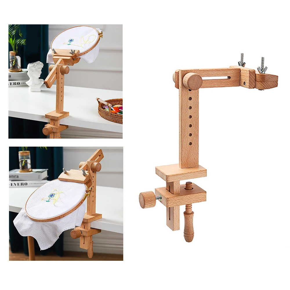 Деревянная подставка для вышивания, регулируемая на 360 градусов настольная подставка, стойка для вышивания крестиком, инструмент для вышивания, художественный ремесленный швейный аксессуар
Деревянная подставка для вышивания, регулируемая на 360 градусов настольная подставка, стойка для вышивания крестиком, инструмент для вышивания, художественный ремесленный швейный аксессуар