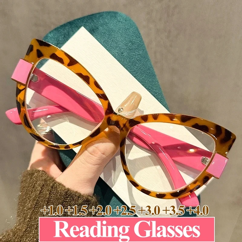 2025 New Women Fashion Large Frame Reading Glasses Personalized Anti Blue Light Presbyopia Stylish Prescription Lens+1.0 To +4.0
2025 New Women Fashion Large Frame Reading Glasses Personalized Anti Blue Light Presbyopia Stylish Prescription Lens+1.0 To +4.0