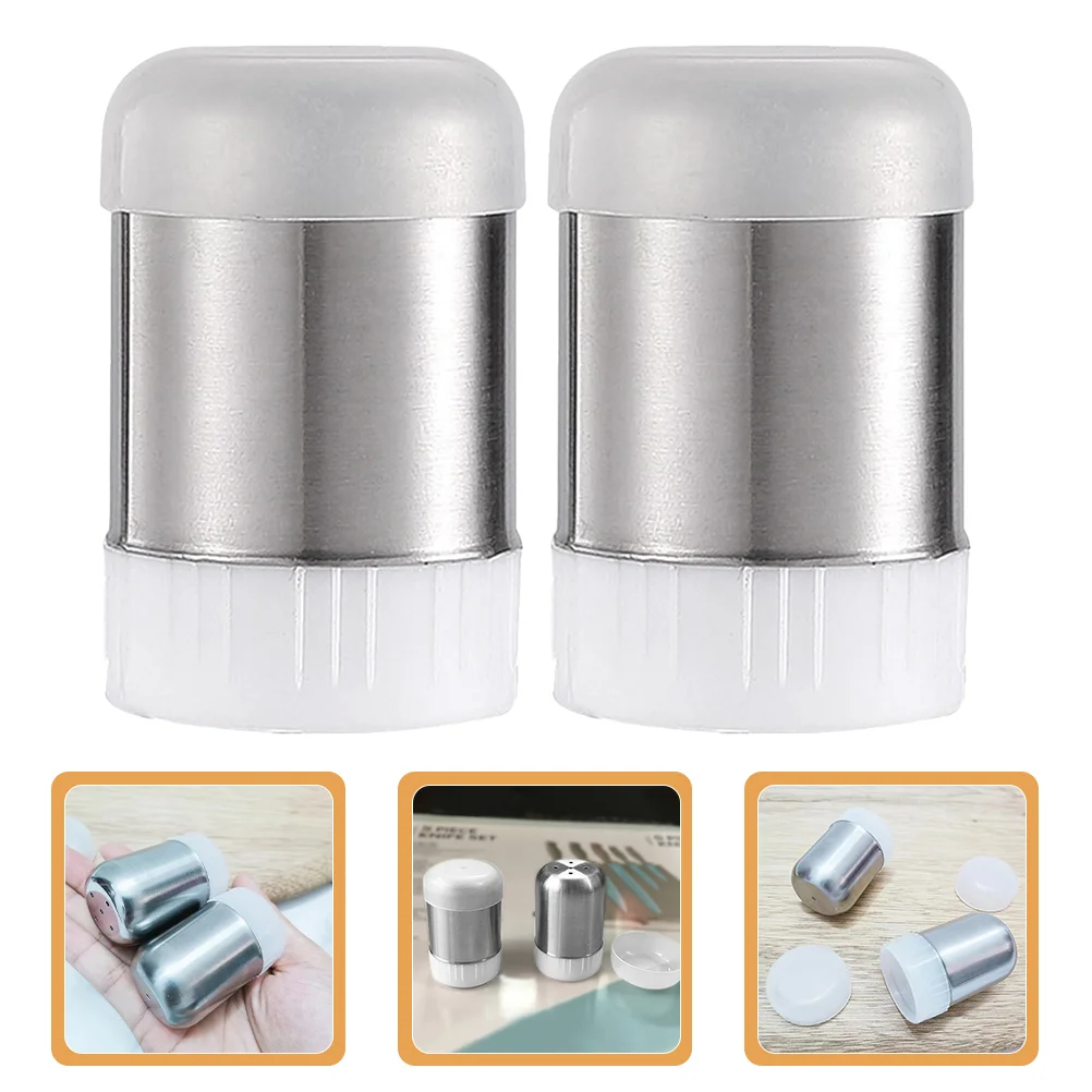 2 Pcs Stainless Steel Seasoning Bottle 5 Holes Pepper 55x35mm Kitchen Spice Container Outdoor Condiment Jar Safe
2 Pcs Stainless Steel Seasoning Bottle 5 Holes Pepper 55x35mm Kitchen Spice Container Outdoor Condiment Jar Safe