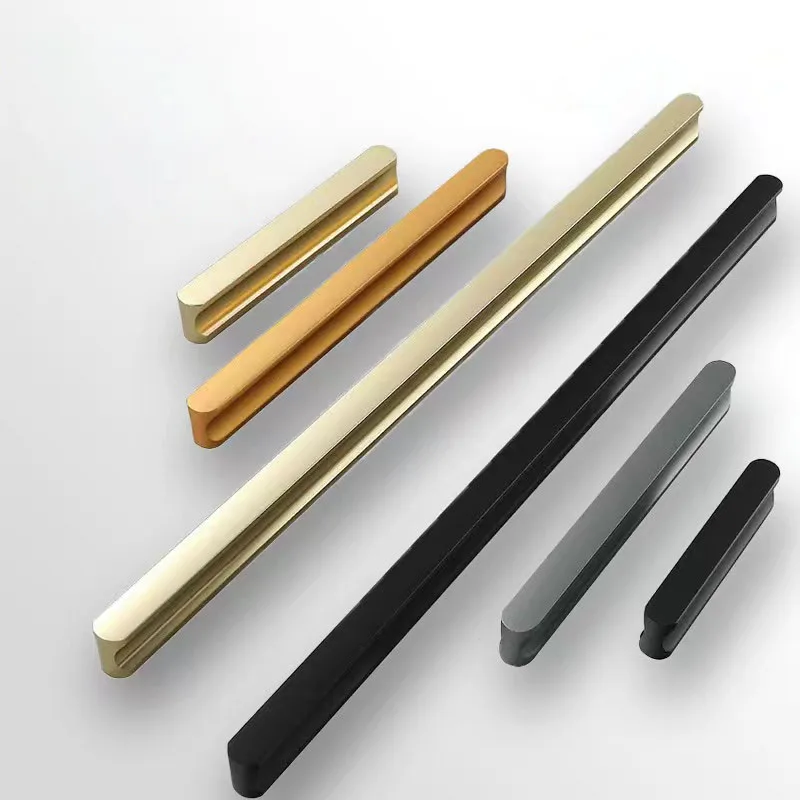 Long Handles for Furniture Black Golden Kitchen Cabinet handles Modern Wardrobe Closet Pulls Drawer Knob
Long Handles for Furniture Black Golden Kitchen Cabinet handles Modern Wardrobe Closet Pulls Drawer Knob