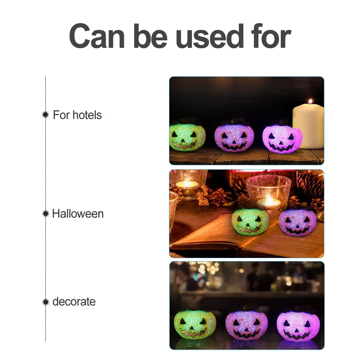 3 Pcs Halloween Jack-o-lantern Pumpkin Lamp Decorations Night Light for Decorative Props Party
3 Pcs Halloween Jack-o-lantern Pumpkin Lamp Decorations Night Light for Decorative Props Party