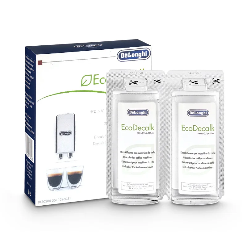 2Pcs For Delonghi 100ml Ecological Universal Descaler Compatible with ETAM ECAM Coffee Makers Natural Components for DLSC500
2Pcs For Delonghi 100ml Ecological Universal Descaler Compatible with ETAM ECAM Coffee Makers Natural Components for DLSC500
