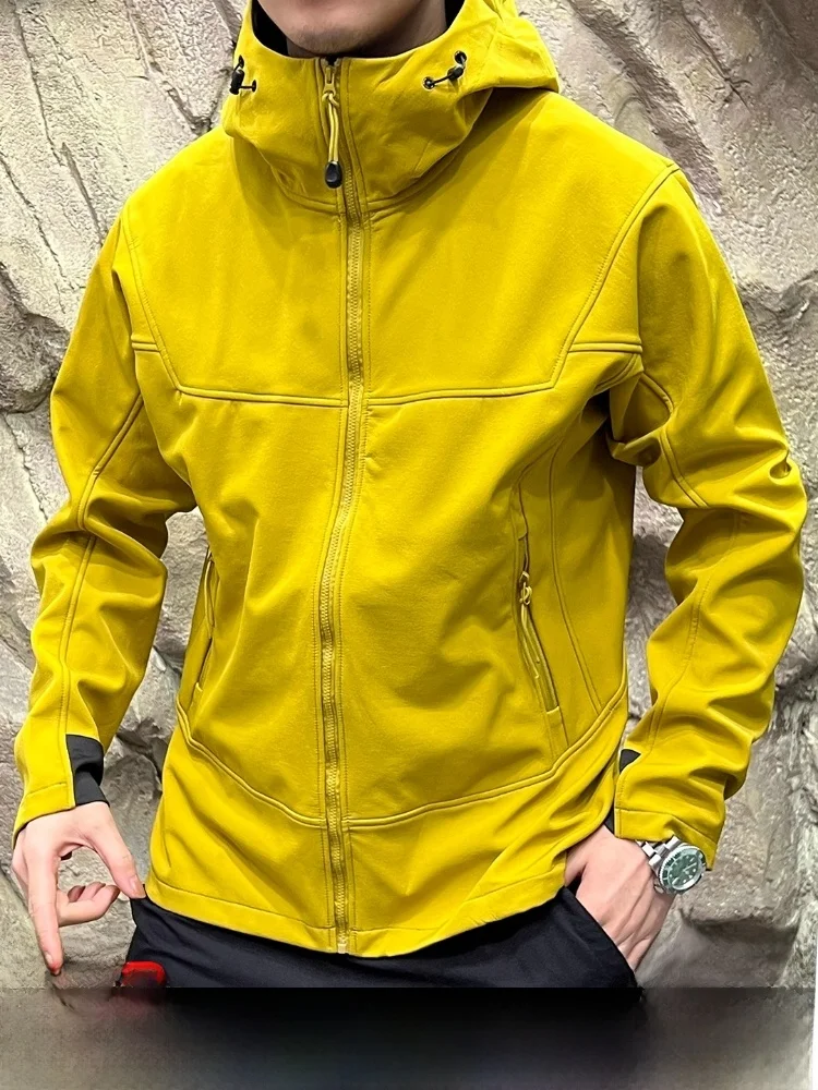 Thiened Fce Outdoor Waterproof Softell Jaet Hooded Men's Women's Autumn Winter Coat Stand Fit Nylon Polyester Spa...
Thiened Fce Outdoor Waterproof Softell Jaet Hooded Men's Women's Autumn Winter Coat Stand Fit Nylon Polyester Spa...