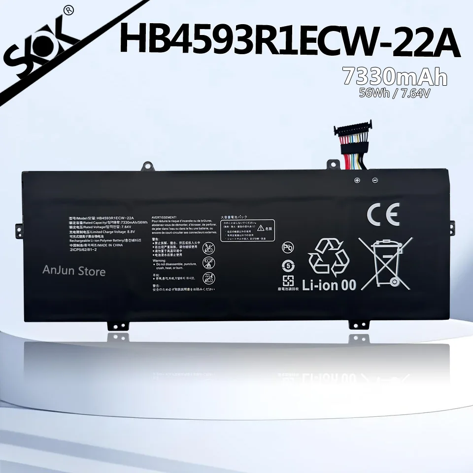 HB4593R1ECW-22A Аккумулятор для ноутбука Huawei MateBook 14 2020 R5 R7 B5-420 KLVF-16 MACHD-WFE9Q KLVD-WFH9 KELVINL-WFH9B KLVL-WFH9
HB4593R1ECW-22A Аккумулятор для ноутбука Huawei MateBook 14 2020 R5 R7 B5-420 KLVF-16 MACHD-WFE9Q KLVD-WFH9 KELVINL-WFH9B KLVL-WFH9