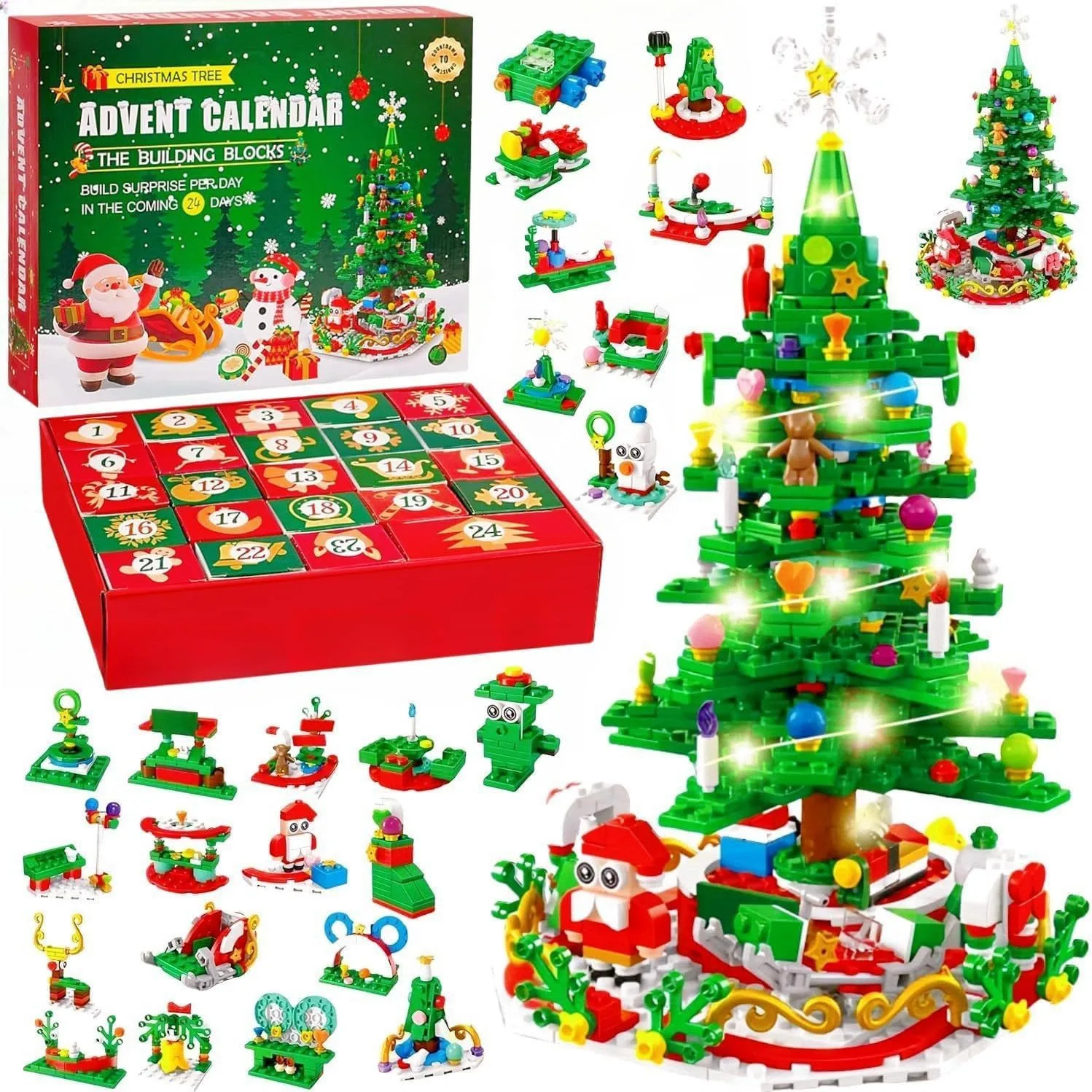 2026 Christmas Advent Calendar Blind Box 12 in 1 DIY Dinosaur Bricks Marine Animal Surprise block Toys for Kids for New Year!!!
2026 Christmas Advent Calendar Blind Box 12 in 1 DIY Dinosaur Bricks Marine Animal Surprise block Toys for Kids for New Year!!!