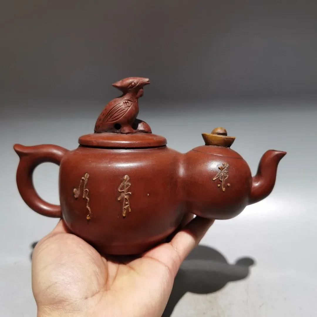 6 "Китайский Исинский фиолетовый глиняный чайник Xishi Beauty Статуя Горшок Чайник Guifei Чайник Чайник Чайник Amass богатство Украшения
6 "Китайский Исинский фиолетовый глиняный чайник Xishi Beauty Статуя Горшок Чайник Guifei Чайник Чайник Чайник Amass богатство Украшения