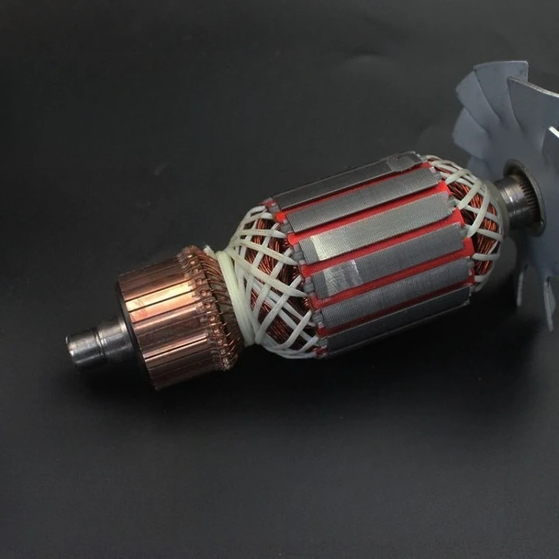 6 Teeth 75 Electric Demolition Hammer Rotor, Pure Copper Armature Motor Spare Parts for 65/75/80/85/90 Hammer
6 Teeth 75 Electric Demolition Hammer Rotor, Pure Copper Armature Motor Spare Parts for 65/75/80/85/90 Hammer