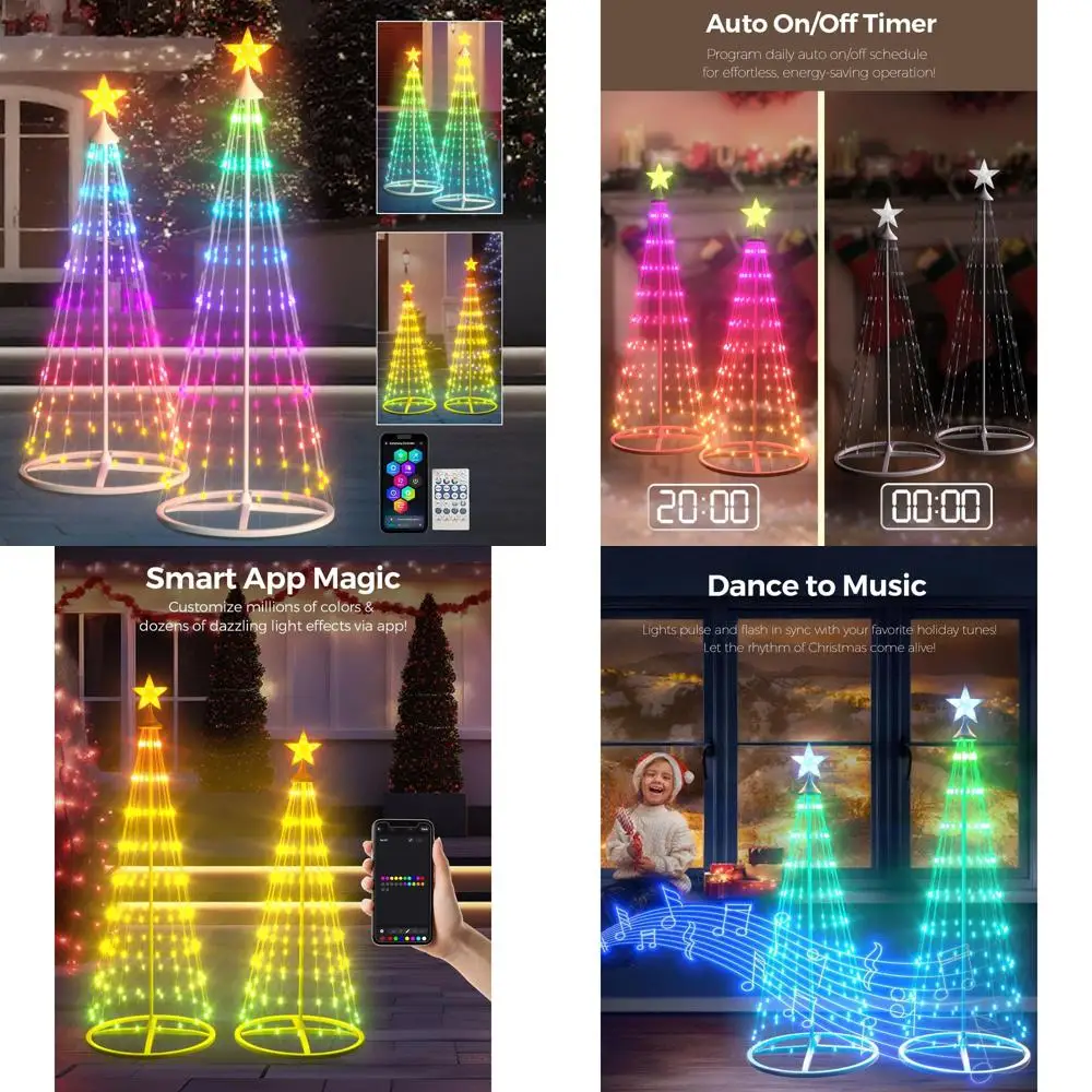 Светодиодные рождественские елки двойной высоты 4 фута и 5 футов со светодиодной подсветкой, меняющей цвет, синхронизацией музыки, таймером и групповым управлением для внутреннего и наружного применения
Светодиодные рождественские елки двойной высоты 4 фута и 5 футов со светодиодной подсветкой, меняющей цвет, синхронизацией музыки, таймером и групповым управлением для внутреннего и наружного применения