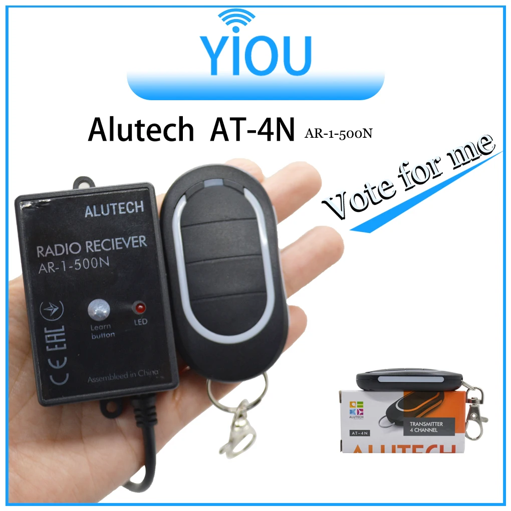 YIOU AT-4N,AR-1-500N Gate Automation Remote Control AT4N 433.92MHz Dynamic Code Barrier Keychain Garage Door Transmitter Command
YIOU AT-4N,AR-1-500N Gate Automation Remote Control AT4N 433.92MHz Dynamic Code Barrier Keychain Garage Door Transmitter Command