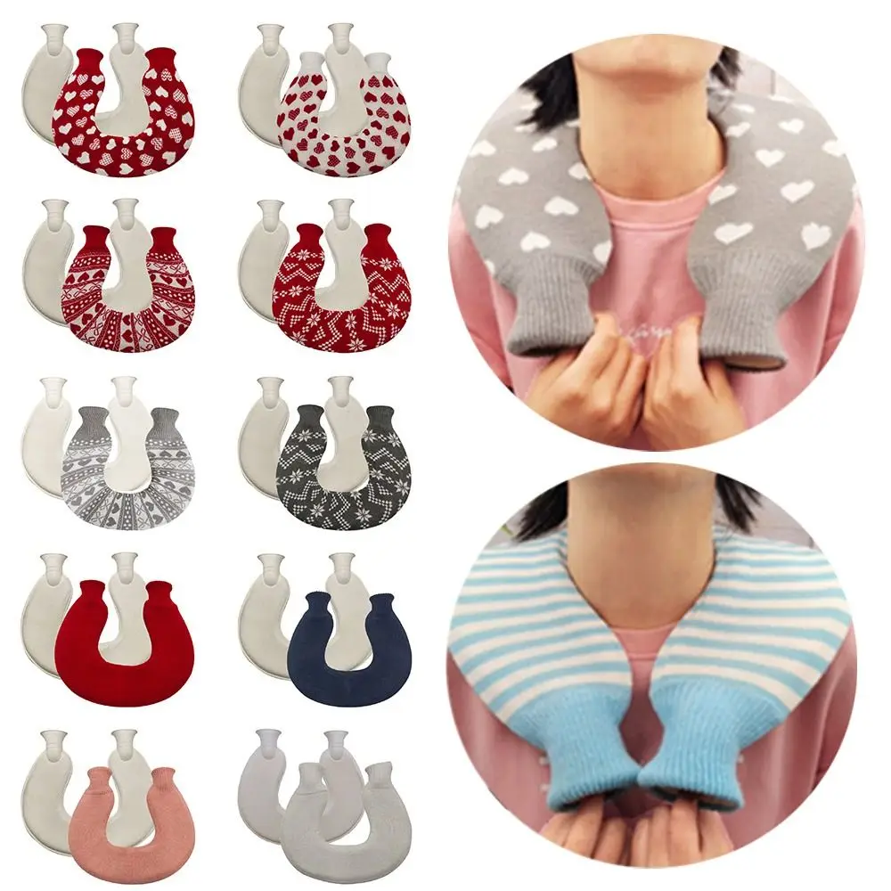 1L Thick Hot Water Bag With Cloth Cover U Shaped Winter Hand Warm Hot Water Bottle Warm Soothing Aching Neck Shoulder Warmer
1L Thick Hot Water Bag With Cloth Cover U Shaped Winter Hand Warm Hot Water Bottle Warm Soothing Aching Neck Shoulder Warmer