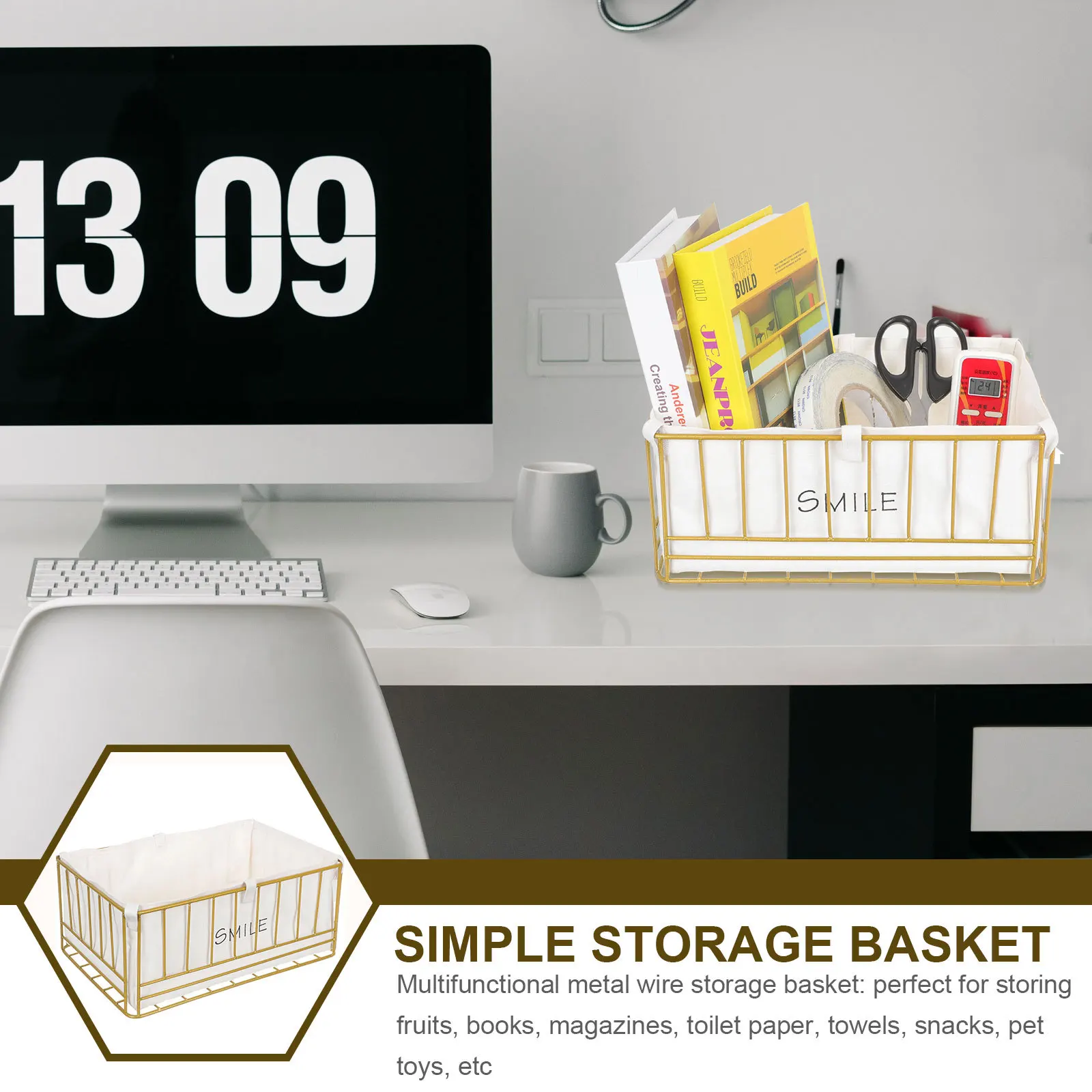 Metal Wire Storage Basket 3 Tier Desktop Organizer Home Kitchen Bathroom Storage Rustic Sundries Holder Decorative Utility
Metal Wire Storage Basket 3 Tier Desktop Organizer Home Kitchen Bathroom Storage Rustic Sundries Holder Decorative Utility