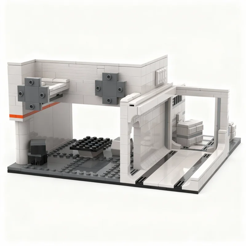 529PCS MOC Space Battle Kamino Barracks Hallway Model Custom Building Blocks DIY Creative Ideas Assembly Display Gift Home Set
529PCS MOC Space Battle Kamino Barracks Hallway Model Custom Building Blocks DIY Creative Ideas Assembly Display Gift Home Set