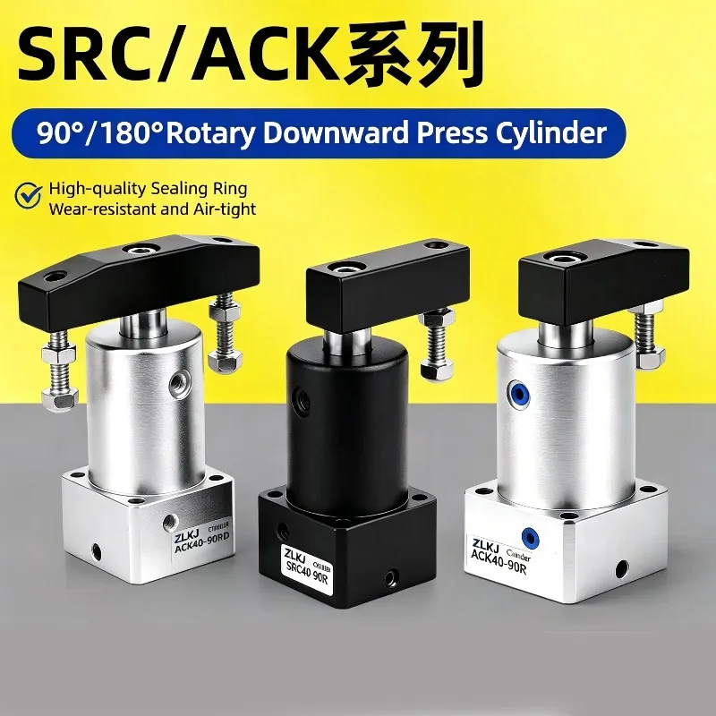 ACK Rotary Clamping Cylinder 90° 180° Pneumatic Mini SRC25 Swing Clamp Down 32/40/50/63*90R/L
ACK Rotary Clamping Cylinder 90° 180° Pneumatic Mini SRC25 Swing Clamp Down 32/40/50/63*90R/L