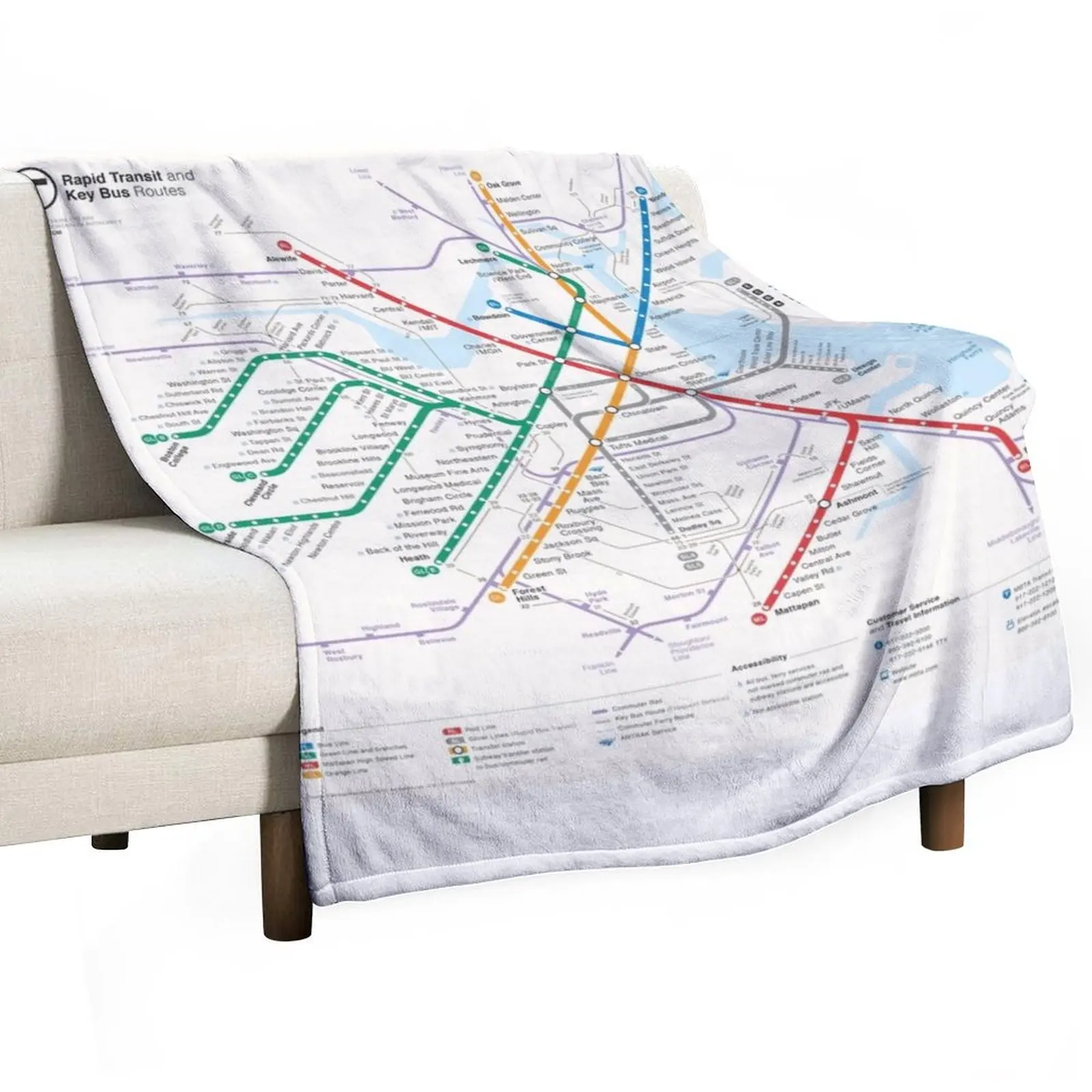 Boston Area Transport System Map Throw Blanket Compact Warm Blanket for Car Road Trip
Boston Area Transport System Map Throw Blanket Compact Warm Blanket for Car Road Trip
