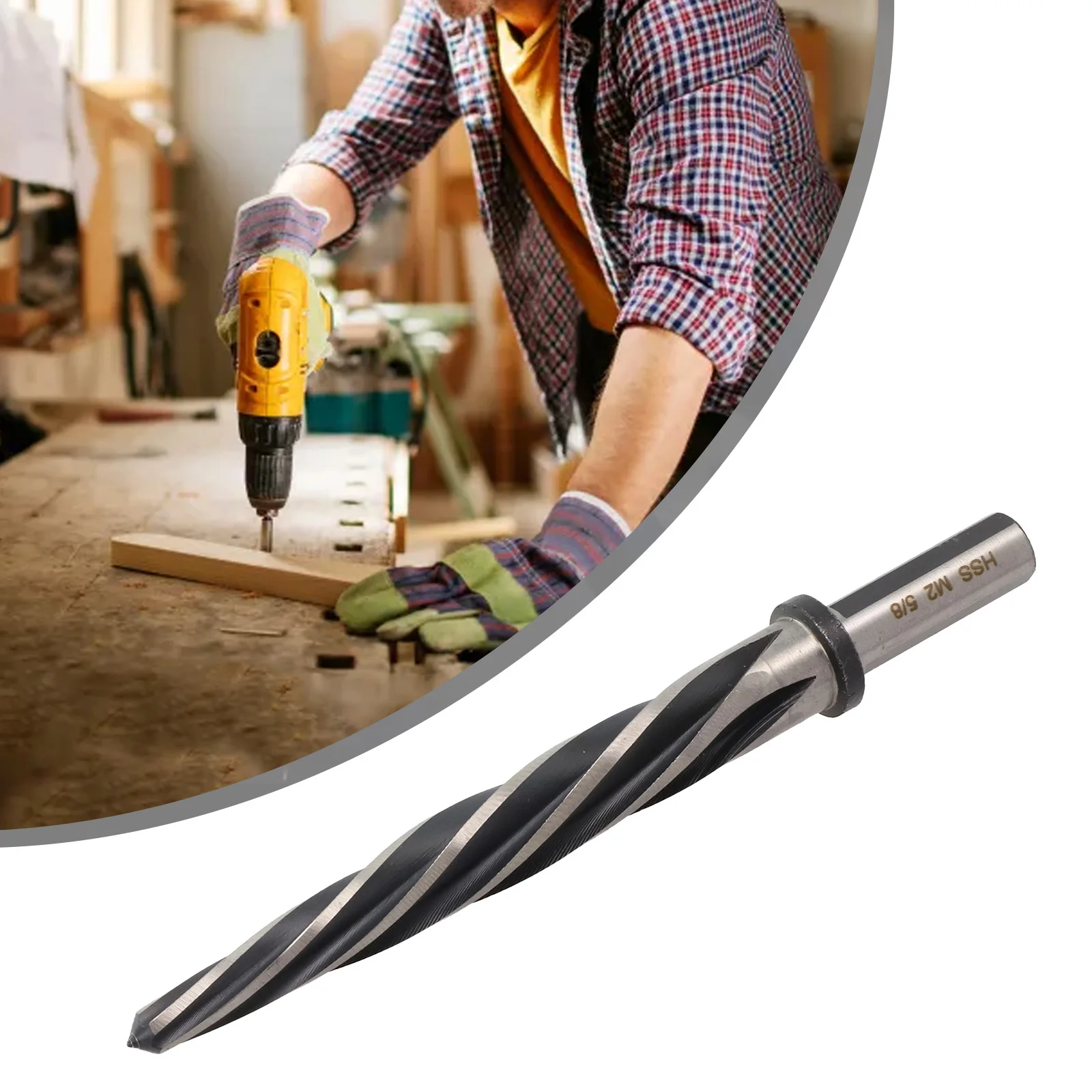 High Speed Steel Performance 5/8 Bridge Reamer, 1/2 Shank Bridge Tapered Reamer, Perfect for Copper, Iron, and More
High Speed Steel Performance 5/8 Bridge Reamer, 1/2 Shank Bridge Tapered Reamer, Perfect for Copper, Iron, and More