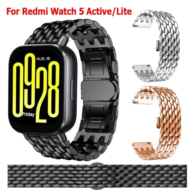 Metal Bracelet Link 22mm Stainless Steel For Redmi Watch 5 Lite Strap For Redmi Watch 5 Active Wristband GT5 5Pro 46mm
Metal Bracelet Link 22mm Stainless Steel For Redmi Watch 5 Lite Strap For Redmi Watch 5 Active Wristband GT5 5Pro 46mm