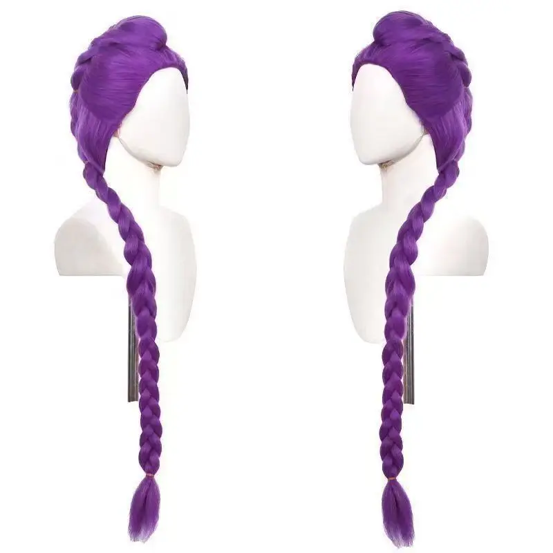 Anime Movie Cosplay Wig Purple Long Braids With Rose Net Heat Resistant Synthetic Fiber Wig Halloween Party Cosplay Wig
Anime Movie Cosplay Wig Purple Long Braids With Rose Net Heat Resistant Synthetic Fiber Wig Halloween Party Cosplay Wig