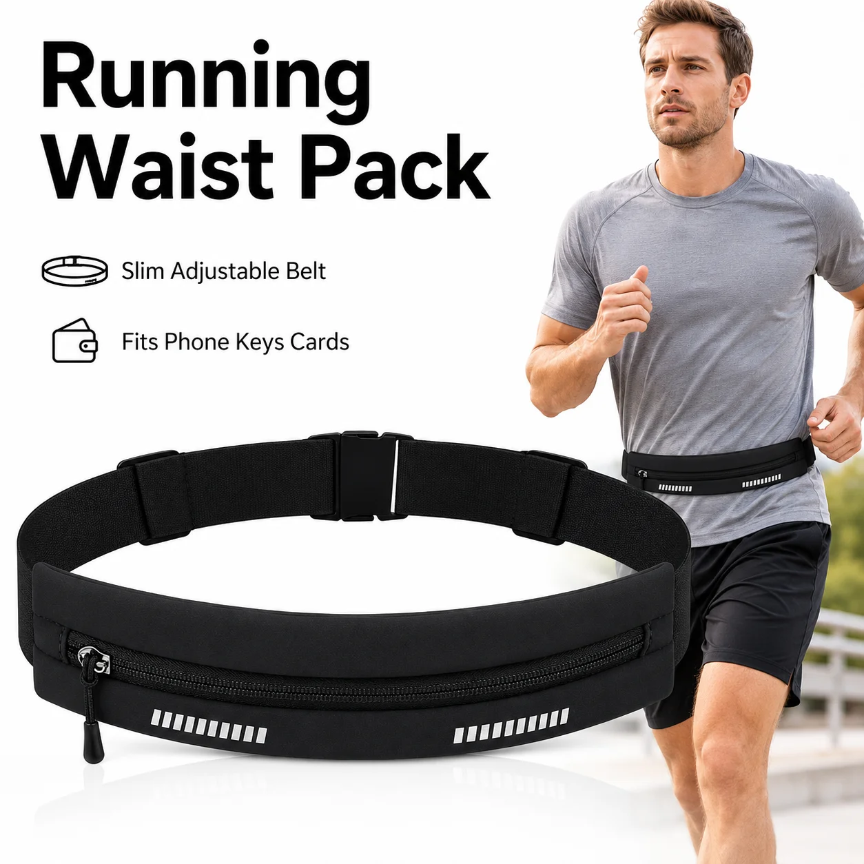 Men Women Slim Running Bags Running Waist Pack with Adjustable Belt Portable Outsides Jogging Gym Sports Cell Phone Pouch
Men Women Slim Running Bags Running Waist Pack with Adjustable Belt Portable Outsides Jogging Gym Sports Cell Phone Pouch