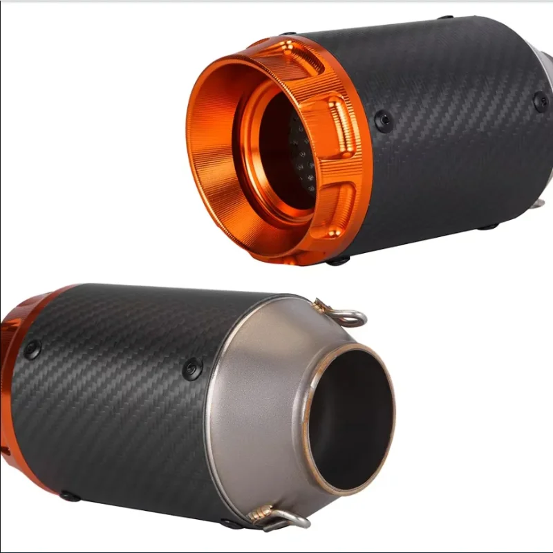 51mm Motorcycle Exhaust Pipe Carbon Fiber for Z900 Z1000 Ninja400 Cbr500R R6 Zx25R Gsxr150 Gsxs125 Duke390
51mm Motorcycle Exhaust Pipe Carbon Fiber for Z900 Z1000 Ninja400 Cbr500R R6 Zx25R Gsxr150 Gsxs125 Duke390