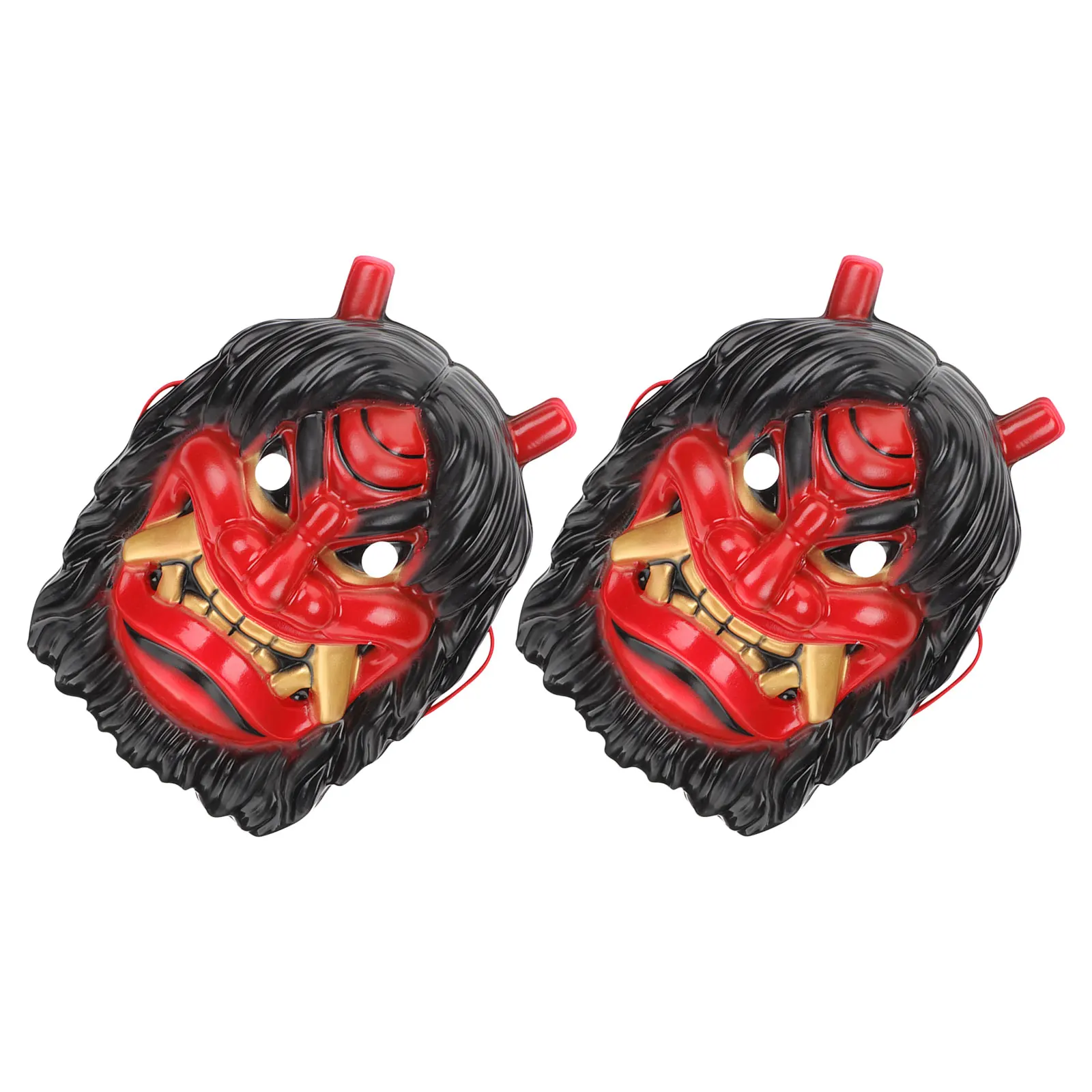 2Pcs Scary Japanese Demon Mask for Halloween Party Cosplay Costume Masquerade Carnival Festival Prop Use Mask Costume
2Pcs Scary Japanese Demon Mask for Halloween Party Cosplay Costume Masquerade Carnival Festival Prop Use Mask Costume
