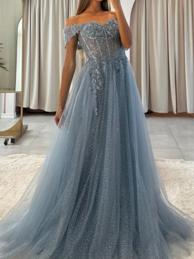 Custom Made Silver Grey Prom Dress Special Occasion Lace Applique Floor Length Women Formal Evening Wedding Guest Party Dress
Custom Made Silver Grey Prom Dress Special Occasion Lace Applique Floor Length Women Formal Evening Wedding Guest Party Dress