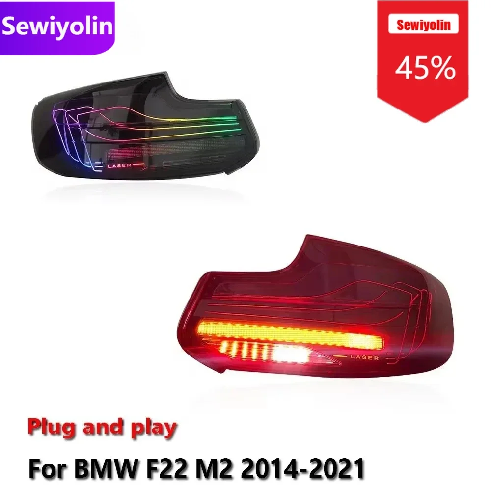 Car DRL LED Tail Light Assemblies For BMW F22 M2 2014-2021 Auto Rear Fog DRL Brake Turn Signal Lamp Plug and Play
Car DRL LED Tail Light Assemblies For BMW F22 M2 2014-2021 Auto Rear Fog DRL Brake Turn Signal Lamp Plug and Play