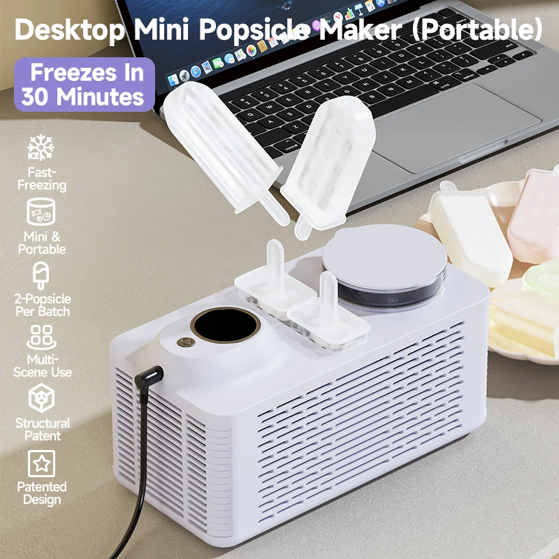 DC12V Mini Automatic Popsicle Maker 2 Hole Quick Ice Cream Freezer Portable for Car Home Camping DIY Ice Pop Machine
DC12V Mini Automatic Popsicle Maker 2 Hole Quick Ice Cream Freezer Portable for Car Home Camping DIY Ice Pop Machine
