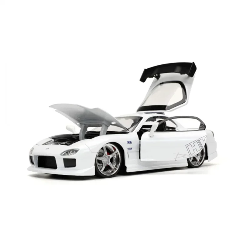 Jada 1:24 1993, Mazda RX-7, высокая имитация литья под давлением автомобиля, модель автомобиля из металлического сплава, игрушка, коллекционные украшения
Jada 1:24 1993, Mazda RX-7, высокая имитация литья под давлением автомобиля, модель автомобиля из металлического сплава, игрушка, коллекционные украшения