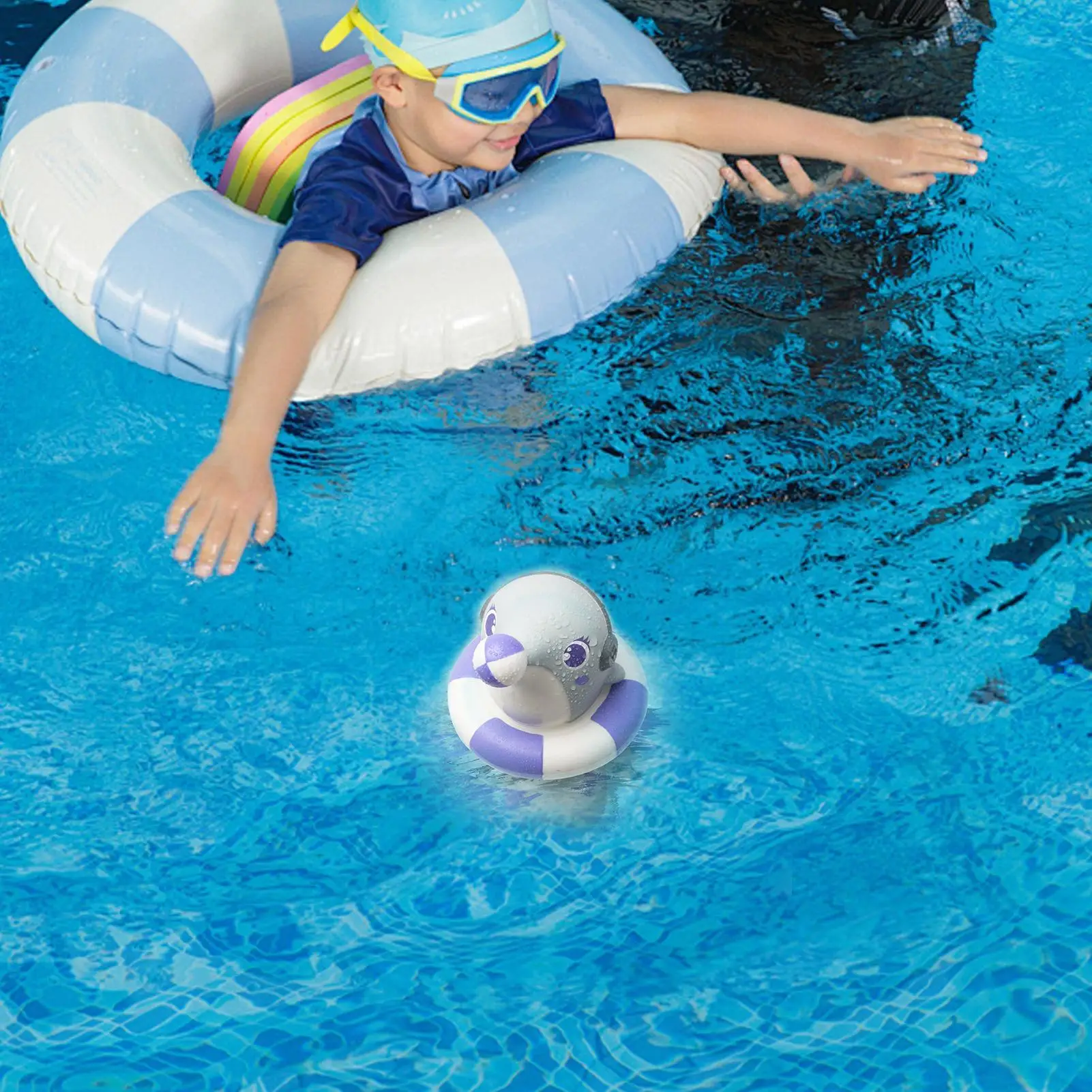 Dolphin Chlorine Floater Cute Cartoon Pools Chlorine Tablet Floater High-Efficiency Chlorinator Animal Float Decoration For Spa
Dolphin Chlorine Floater Cute Cartoon Pools Chlorine Tablet Floater High-Efficiency Chlorinator Animal Float Decoration For Spa
