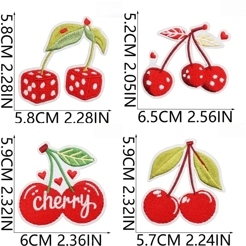 Cherry Fruit Clothing Patch Diy Embroidery Children's T-shirt Dress Patch Clothing Accessories Badge Embroidery sticker ironed p
Cherry Fruit Clothing Patch Diy Embroidery Children's T-shirt Dress Patch Clothing Accessories Badge Embroidery sticker ironed p