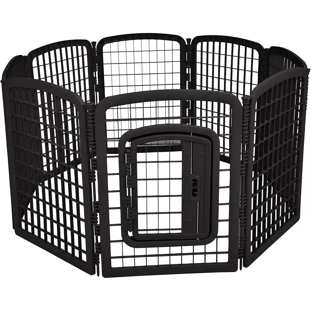 8-Panel Octagonal Plastic Dog Playpen, Portable Indoor/Outdoor Pet Enclosure with Gate, Exercise Pen for Puppies and Small Anima
8-Panel Octagonal Plastic Dog Playpen, Portable Indoor/Outdoor Pet Enclosure with Gate, Exercise Pen for Puppies and Small Anima