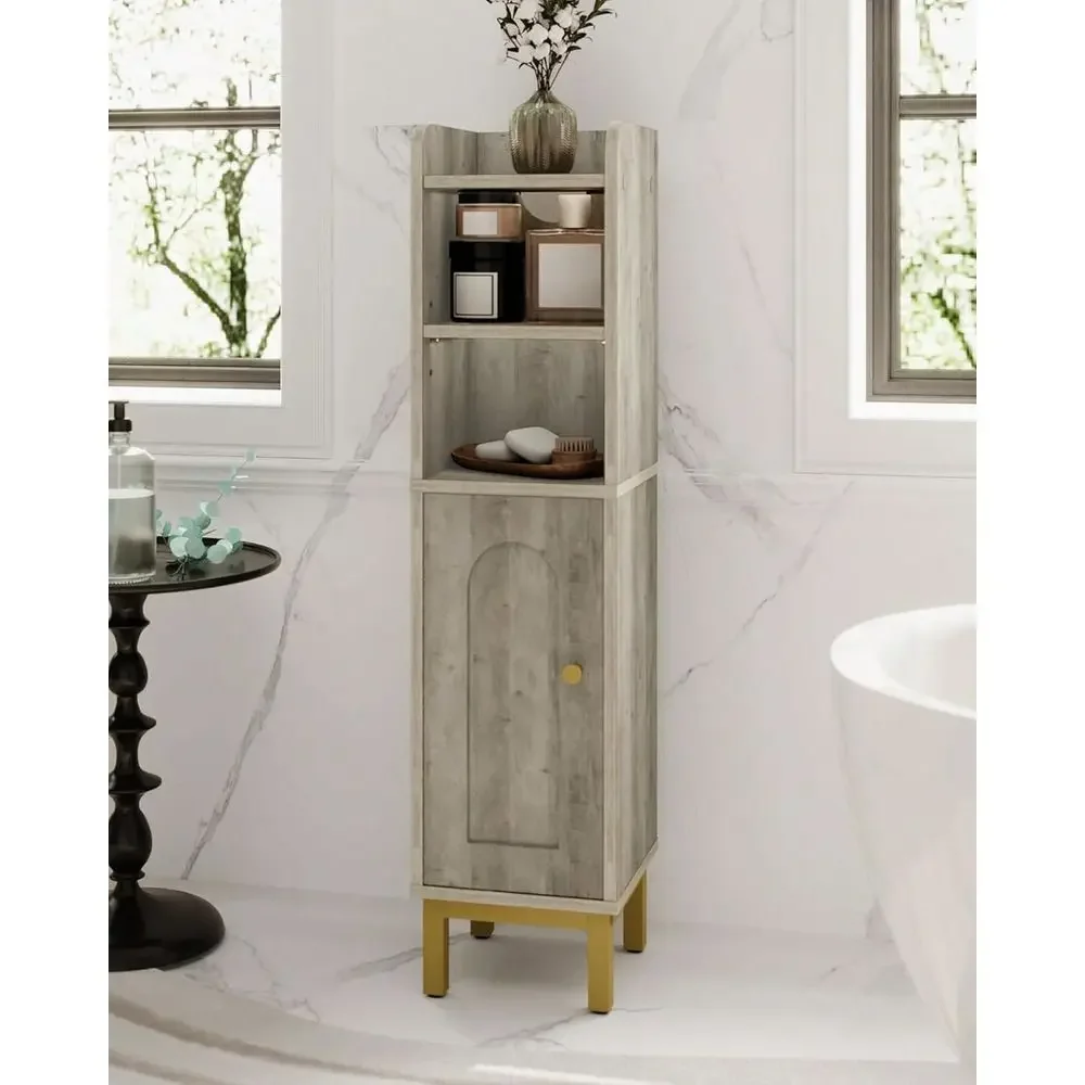 Storage Cabinet, Small Corner Floor Cabinet With Door And Shelves, Narrow Toilet Paper Holder, Bathroom Organizer With Adjustab
Storage Cabinet, Small Corner Floor Cabinet With Door And Shelves, Narrow Toilet Paper Holder, Bathroom Organizer With Adjustab