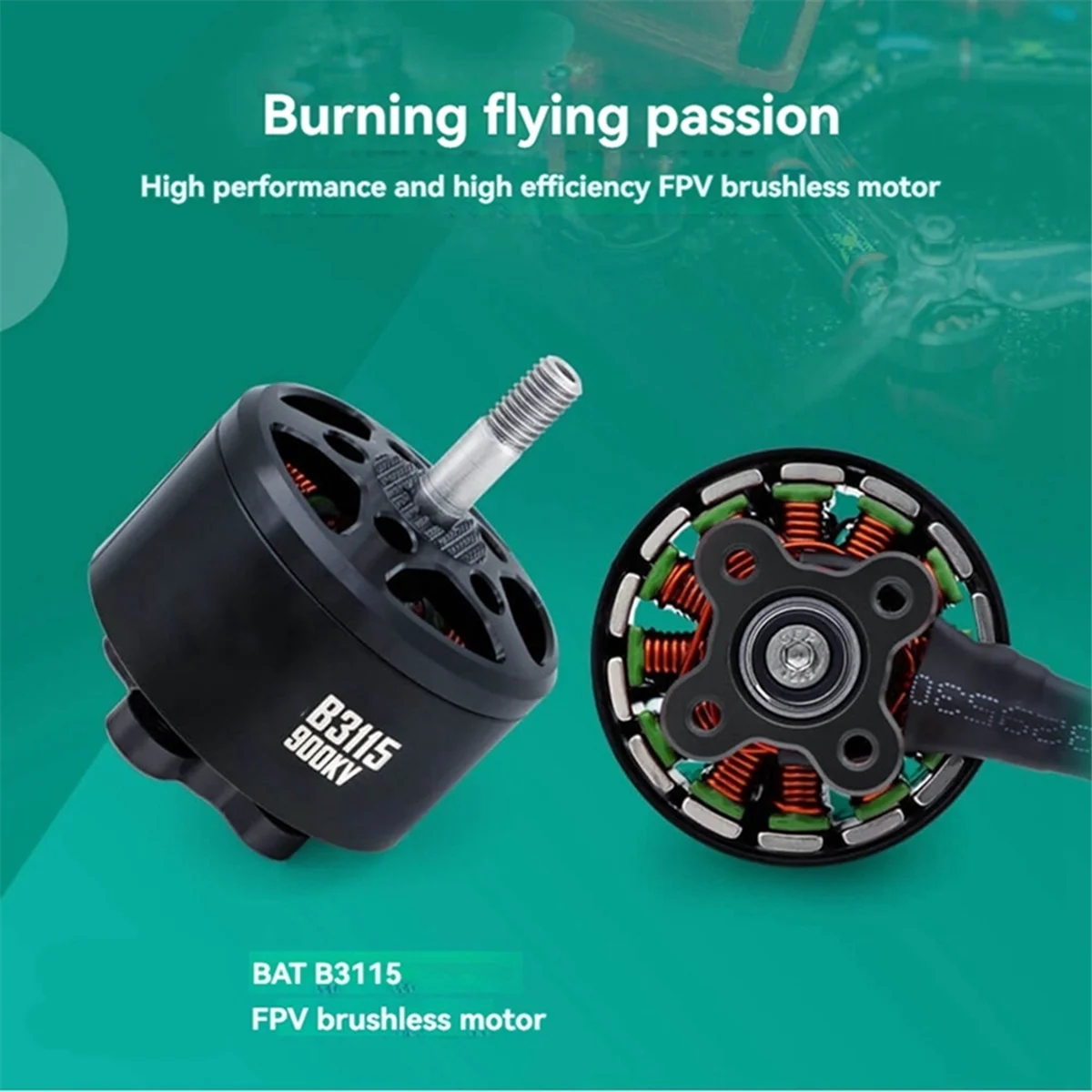 2025+For SurpassHobby BAT 3115 900KV Brushless Motor Drone Competition Motor for FPV Racing Drone Parts DIY Accessories 
2025+For SurpassHobby BAT 3115 900KV Brushless Motor Drone Competition Motor for FPV Racing Drone Parts DIY Accessories