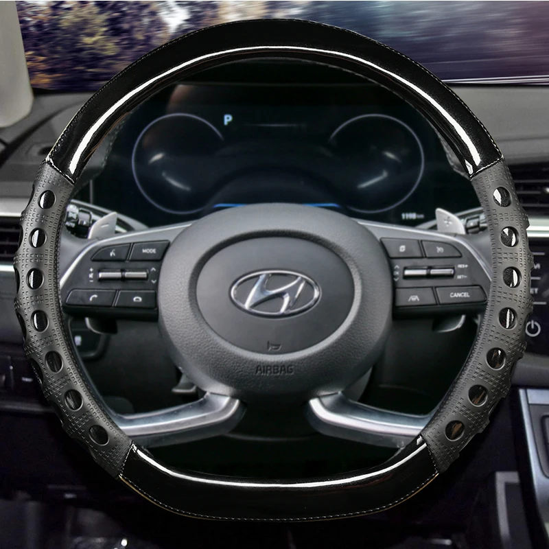 Carbon Fibre Leather D Shape Car Steering Wheel Cover For Hyundai Creta II 2021 2022 Auto Accessories
Carbon Fibre Leather D Shape Car Steering Wheel Cover For Hyundai Creta II 2021 2022 Auto Accessories