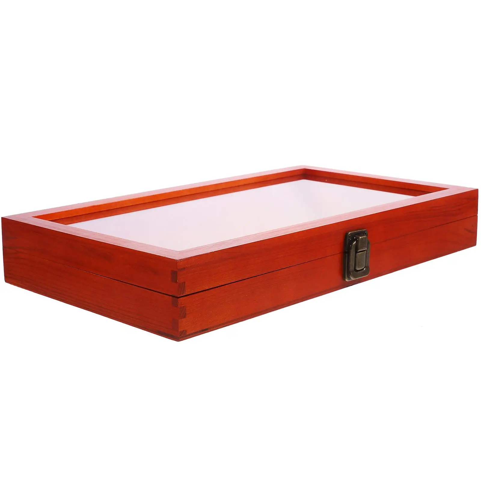Rectangular Wooden Box Vintage Color 38x22x5 5cm Transparent Storage Display Case for Specimens Jewelry Crafts Boxes Retro Style
Rectangular Wooden Box Vintage Color 38x22x5 5cm Transparent Storage Display Case for Specimens Jewelry Crafts Boxes Retro Style