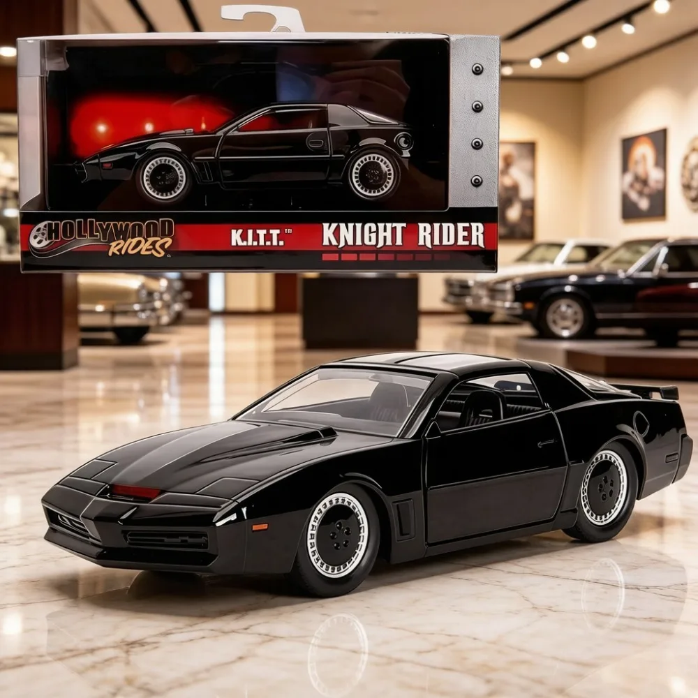 JADA 1/32 Hollywood Rides KITT Knight Rider 1982 Pontiac Trans Am Diecast Metal Car Model Opening Doors Collection In Stock
JADA 1/32 Hollywood Rides KITT Knight Rider 1982 Pontiac Trans Am Diecast Metal Car Model Opening Doors Collection In Stock