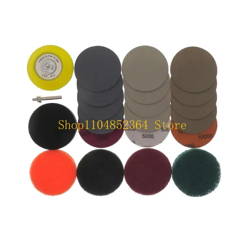 652F Набор из 21 полировальной наждачной бумаги для восстановления и полировки фар автомобиля
652F Набор из 21 полировальной наждачной бумаги для восстановления и полировки фар автомобиля