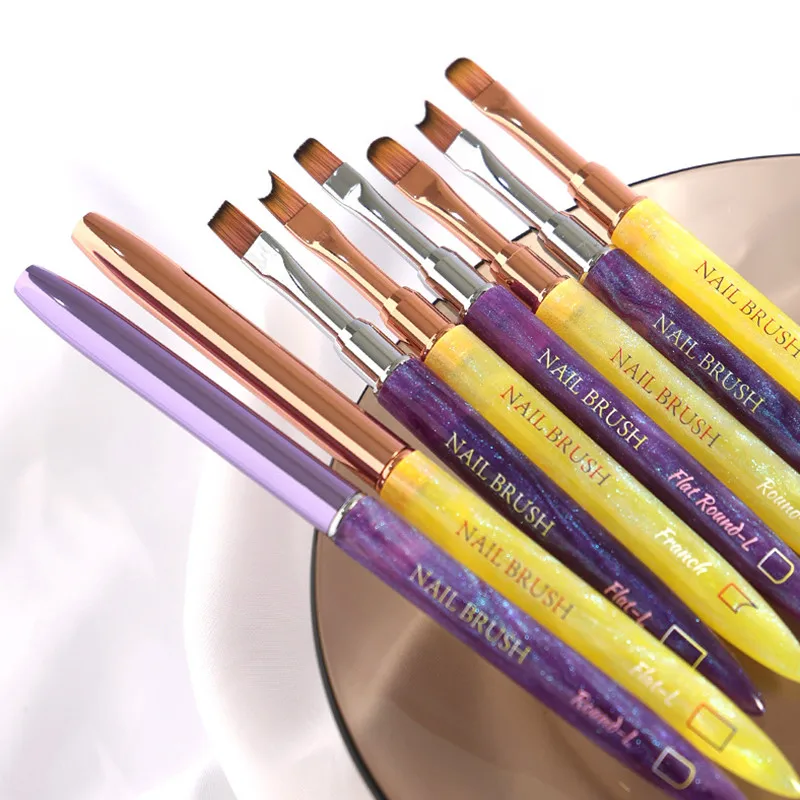 1PC Gel Brush Oval & Flat UV Gel Nail Art Brush Professional Design Brushes Salon Home DIY Manicure Tools
1PC Gel Brush Oval & Flat UV Gel Nail Art Brush Professional Design Brushes Salon Home DIY Manicure Tools