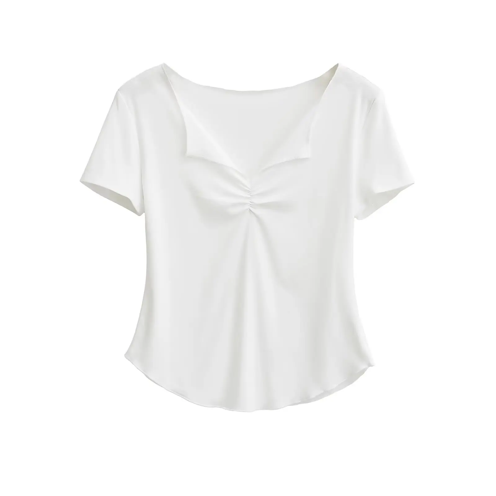 Slim Fit V-Ne Yoga Dance Wear ort Sve Turn-down Collar T-irt Street Sle Summer New Arrival plus Size Women's Top
Slim Fit V-Ne Yoga Dance Wear ort Sve Turn-down Collar T-irt Street Sle Summer New Arrival plus Size Women's Top