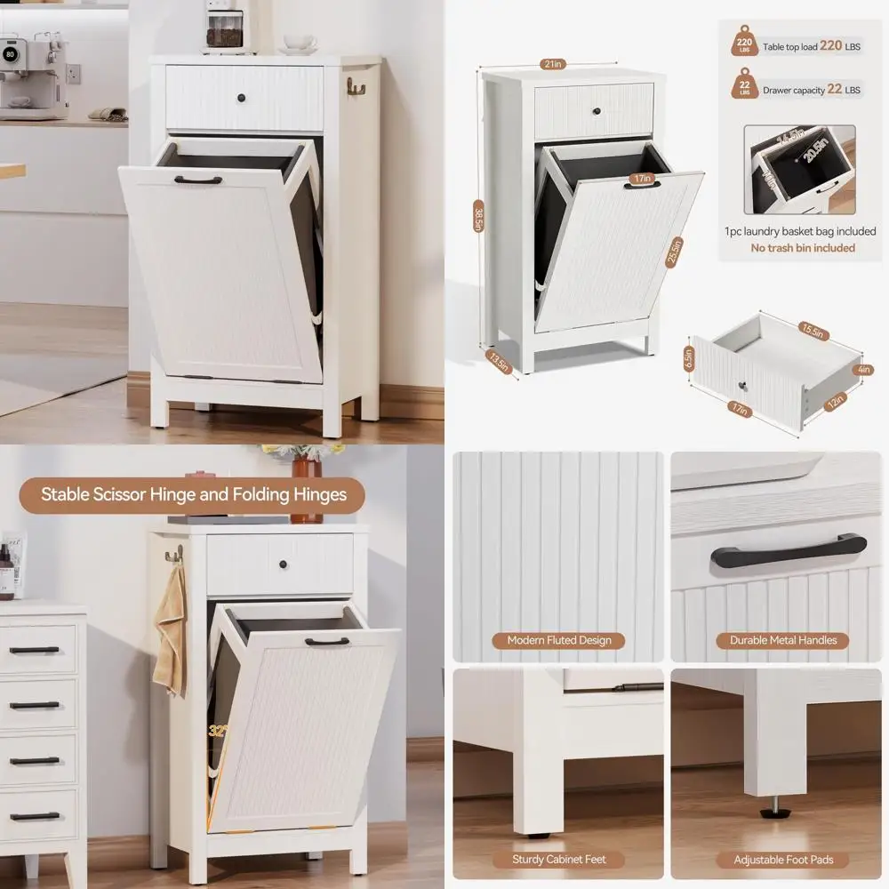 10-галлонный наклонный шкаф для мусора, шкаф для корзины для белья с корзиной, рифленый скрытый шкаф для мусорного бака
10-галлонный наклонный шкаф для мусора, шкаф для корзины для белья с корзиной, рифленый скрытый шкаф для мусорного бака