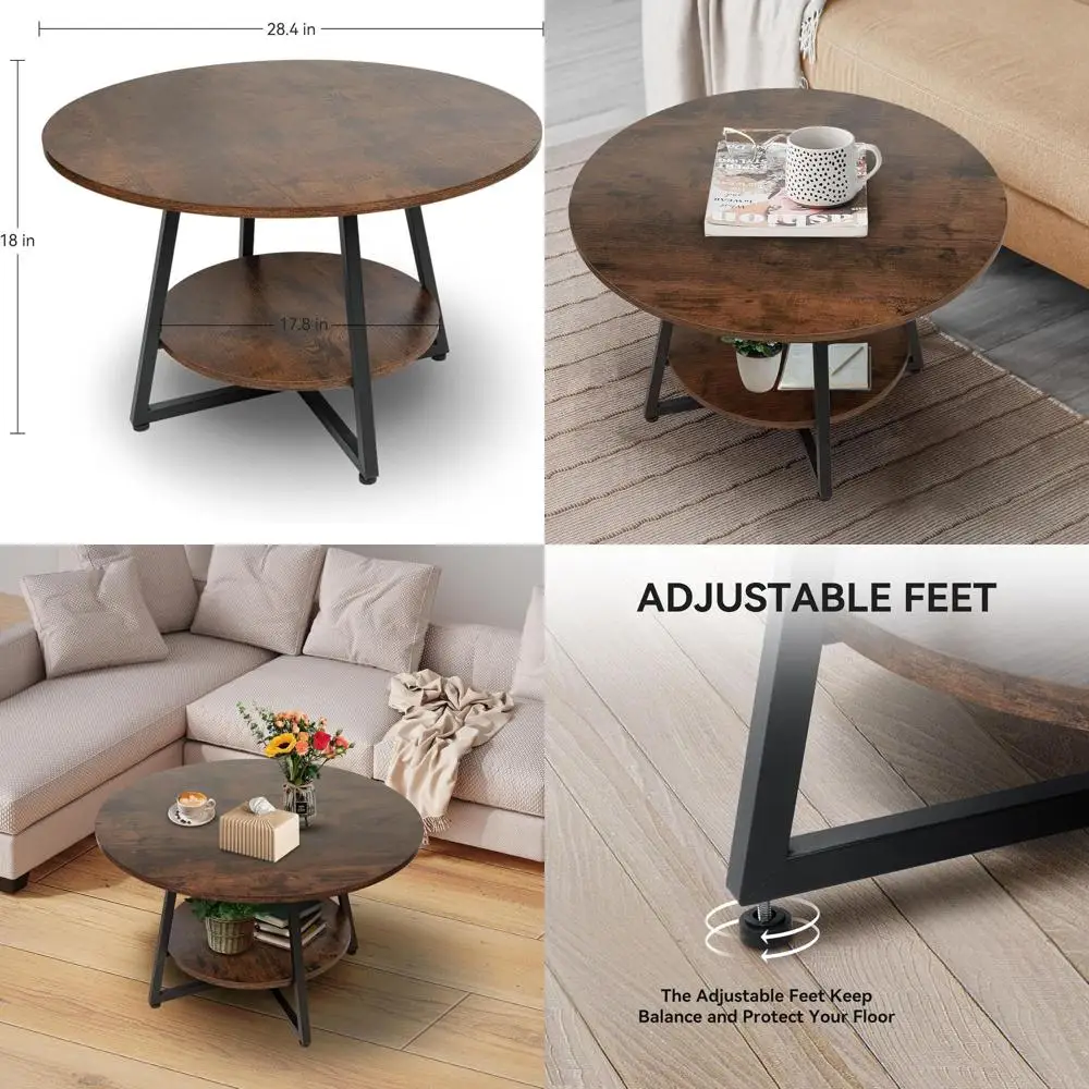 Современный 2-уровневый деревянный журнальный столик для хранения вещей, коричневый в деревенском стиле, идеально подходит для гостиных и домашних офисов, подходит для небольших помещений
Современный 2-уровневый деревянный журнальный столик для хранения вещей, коричневый в деревенском стиле, идеально подходит для гостиных и домашних офисов, подходит для небольших помещений