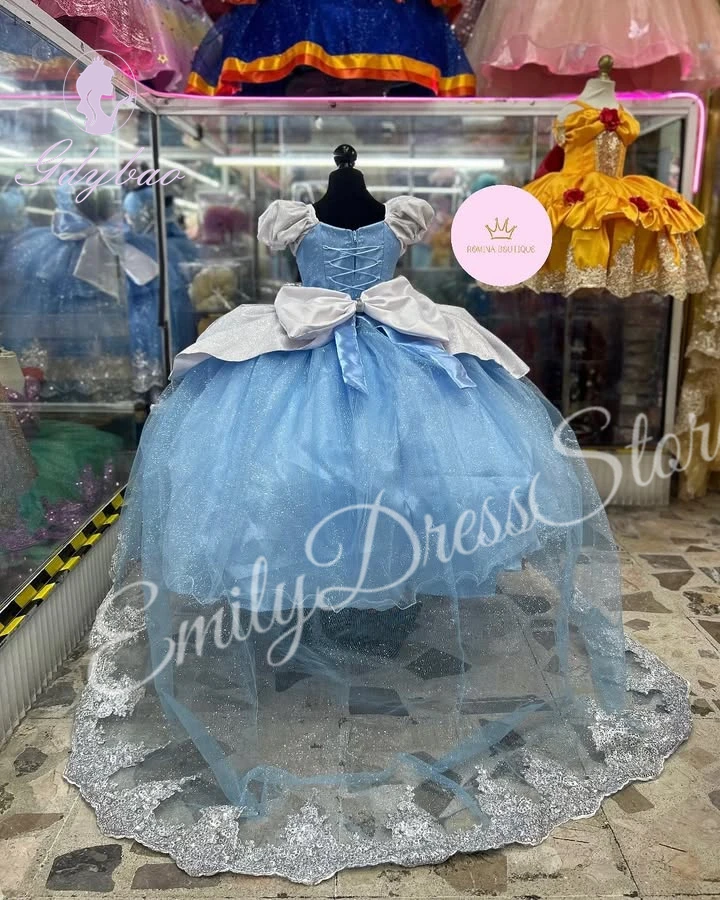 Customized Royal Blue Flower Girl Dress For Wedding Sleeveless Lace Applique Puffy With Bow Kids Birthday First Communion Gown
Customized Royal Blue Flower Girl Dress For Wedding Sleeveless Lace Applique Puffy With Bow Kids Birthday First Communion Gown
