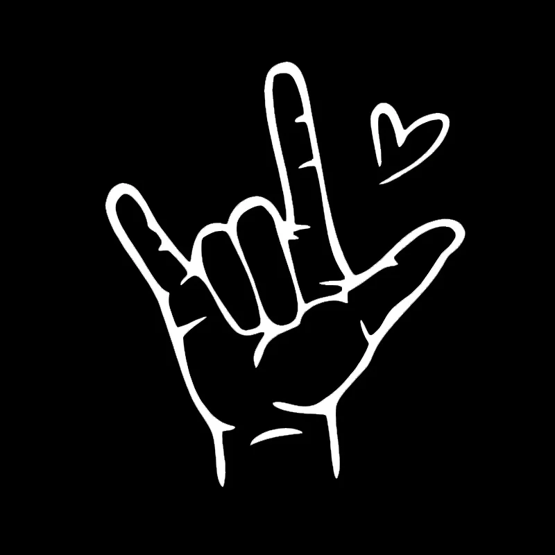 Vinyl Sticker Featuring The 'I Love You' Sign Language Gesture - Durable,Making It an Ideal Gift for Valentine'S Day
Vinyl Sticker Featuring The 'I Love You' Sign Language Gesture - Durable,Making It an Ideal Gift for Valentine'S Day