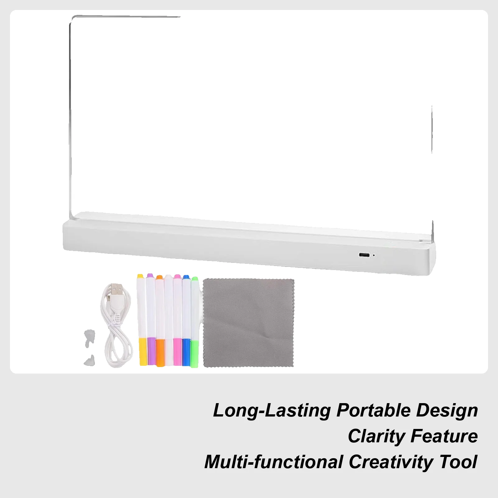 Светодиодная светящаяся доска для рисования, 1200 мАч, письменные принадлежности, акриловая доска для сообщений для мальчиков и девочек, дошкольников, детского сада, центры детского сада
Светодиодная светящаяся доска для рисования, 1200 мАч, письменные принадлежности, акриловая доска для сообщений для мальчиков и девочек, дошкольников, детского сада, центры детского сада