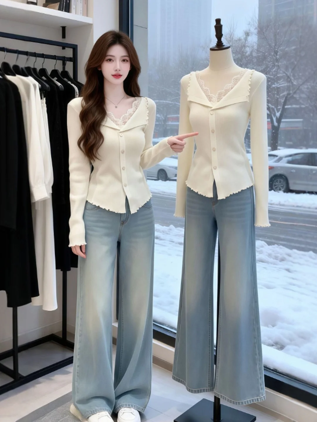 Мягкий трикотажный топ приталенного кроя с длинными рукавами и завышенной талией, уникальный дизайн, весенняя мода, женская одежда для повседневной носки, путешествий и свиданий
Мягкий трикотажный топ приталенного кроя с длинными рукавами и завышенной талией, уникальный дизайн, весенняя мода, женская одежда для повседневной носки, путешествий и свиданий